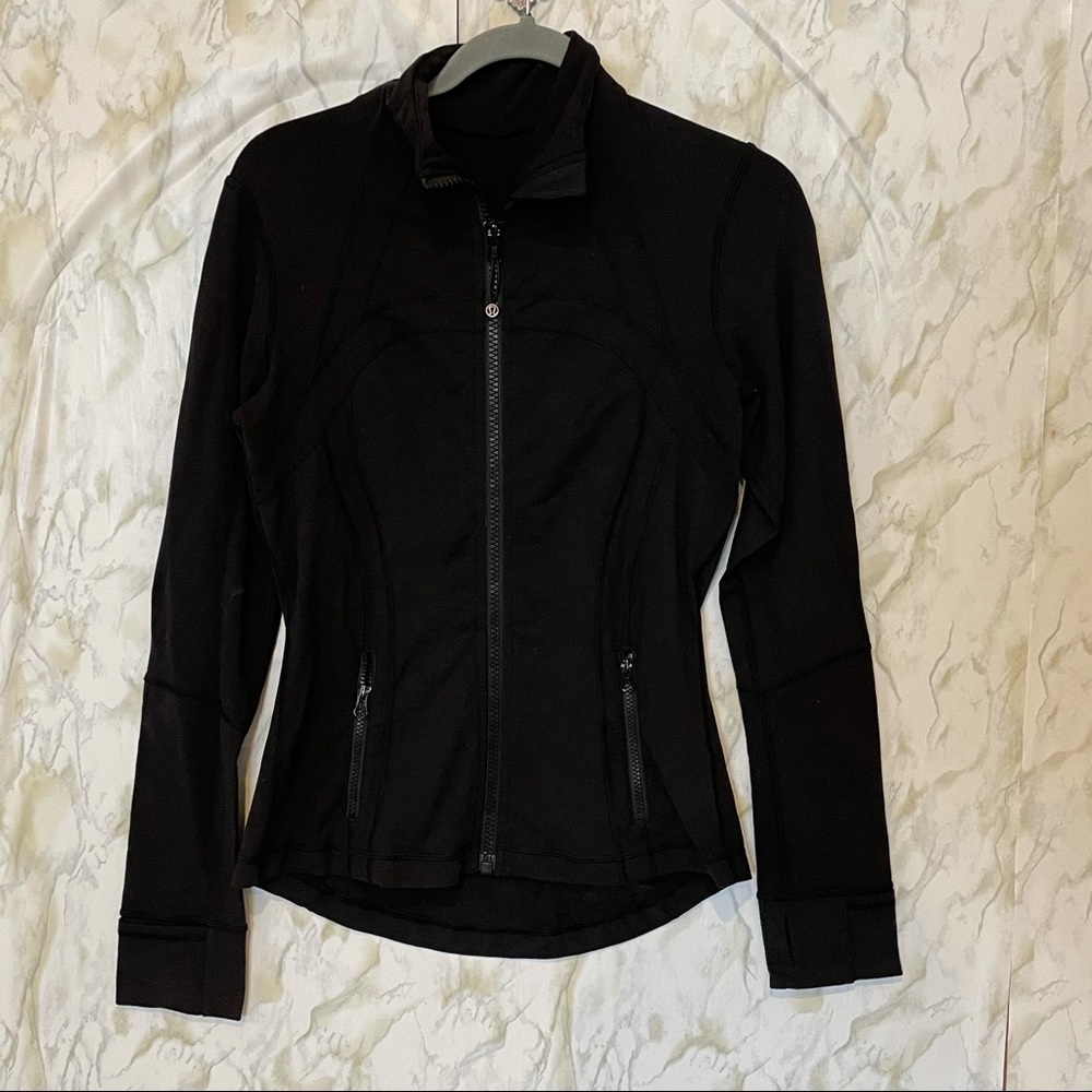 Lululemon 8 stride zip jacket black active yoga